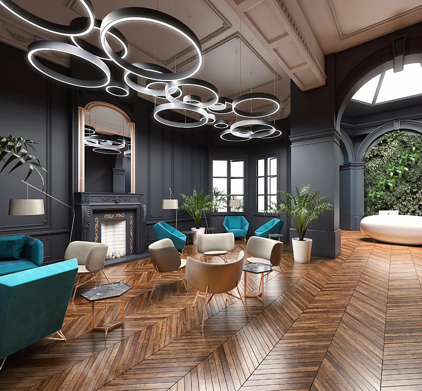 boutique hospitality spaces