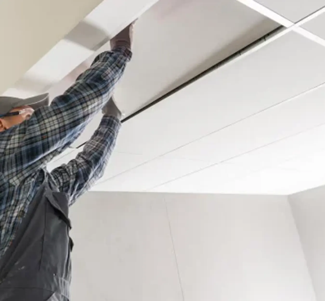 gypsum ceiling installation