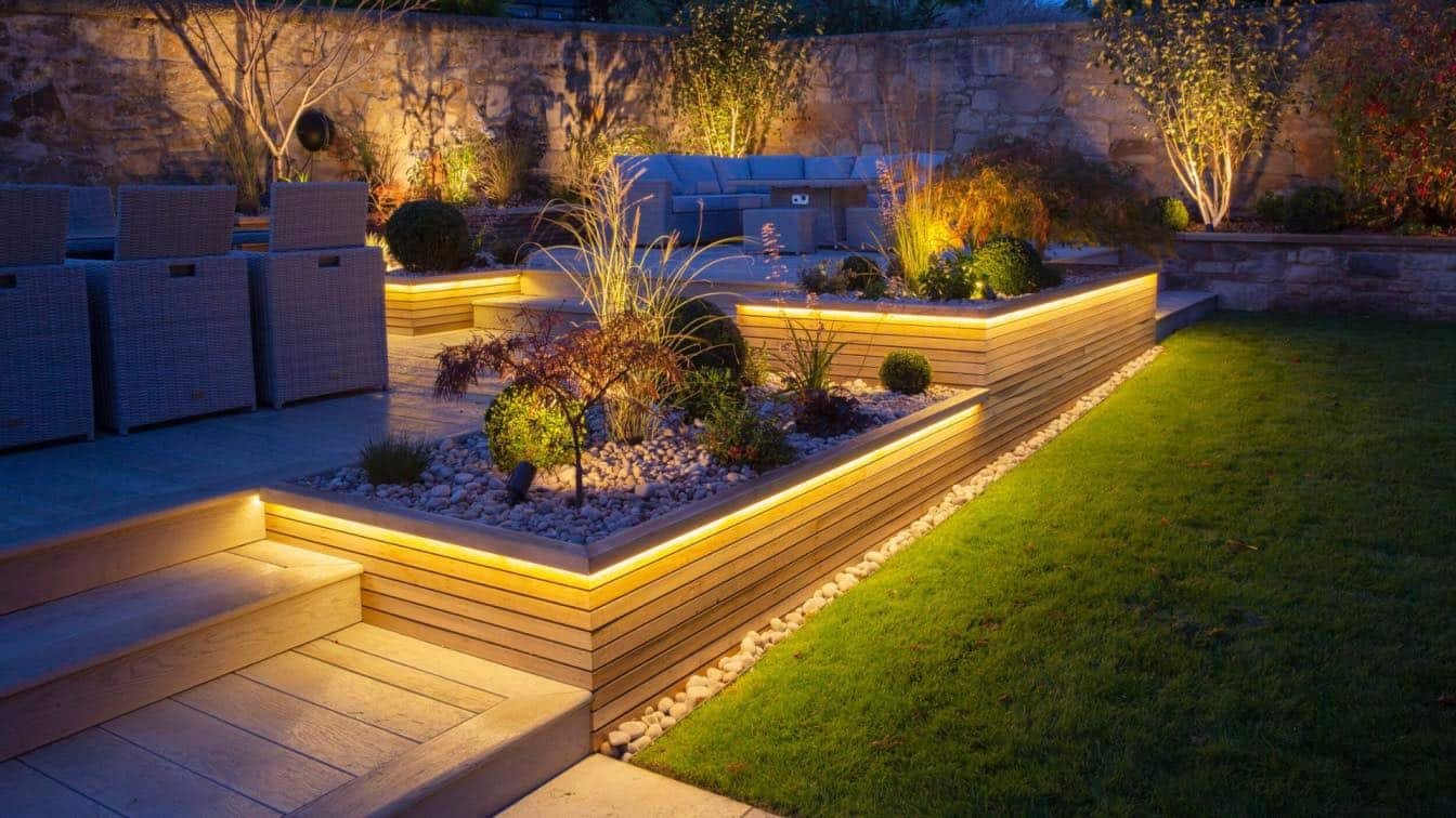 outdoor lighting and ambience